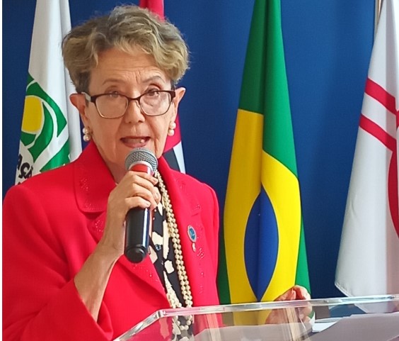 Frances de Azevedo é agraciada com a medalha Ana Terra