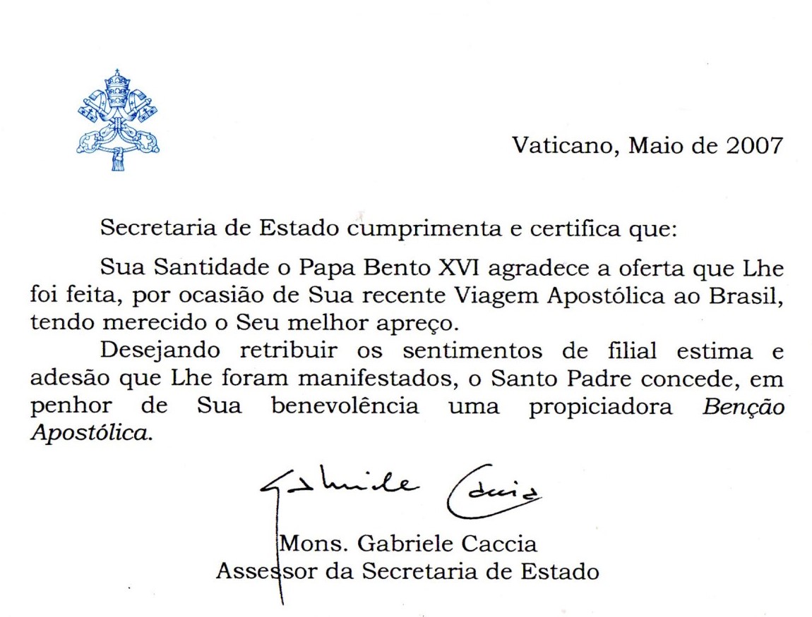 Papa Bento XVI 2007 2 c1df4