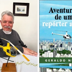 Geraldo Nunes lança livro sobre sua trajetória como repórter aéreo