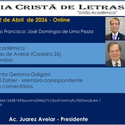 Convite para Tertúlia online com Paccelli Zahler